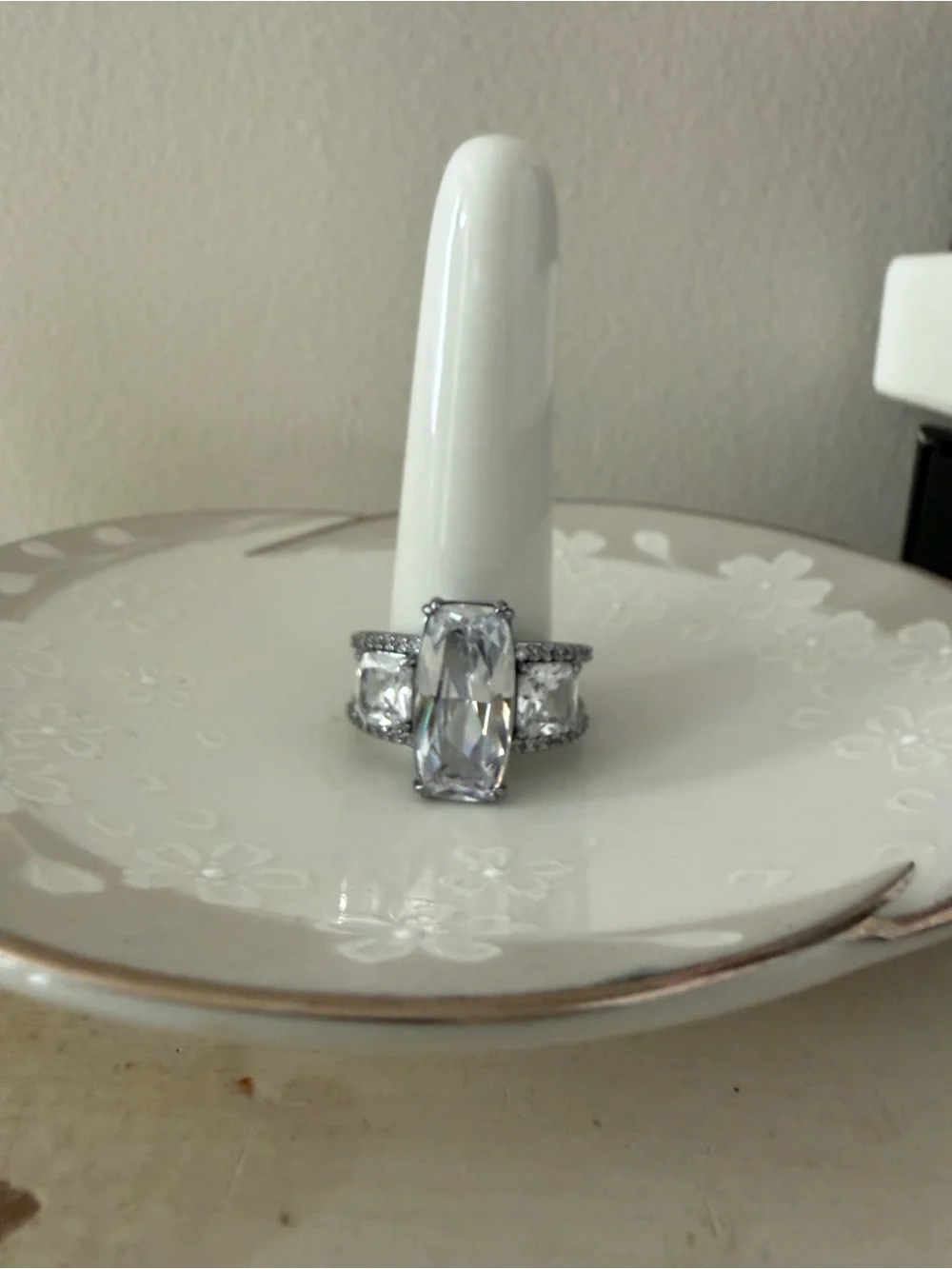 Bomb Party Chasing Sparkly Memories Diamond Cubic Zirconia Hematite Plating 9